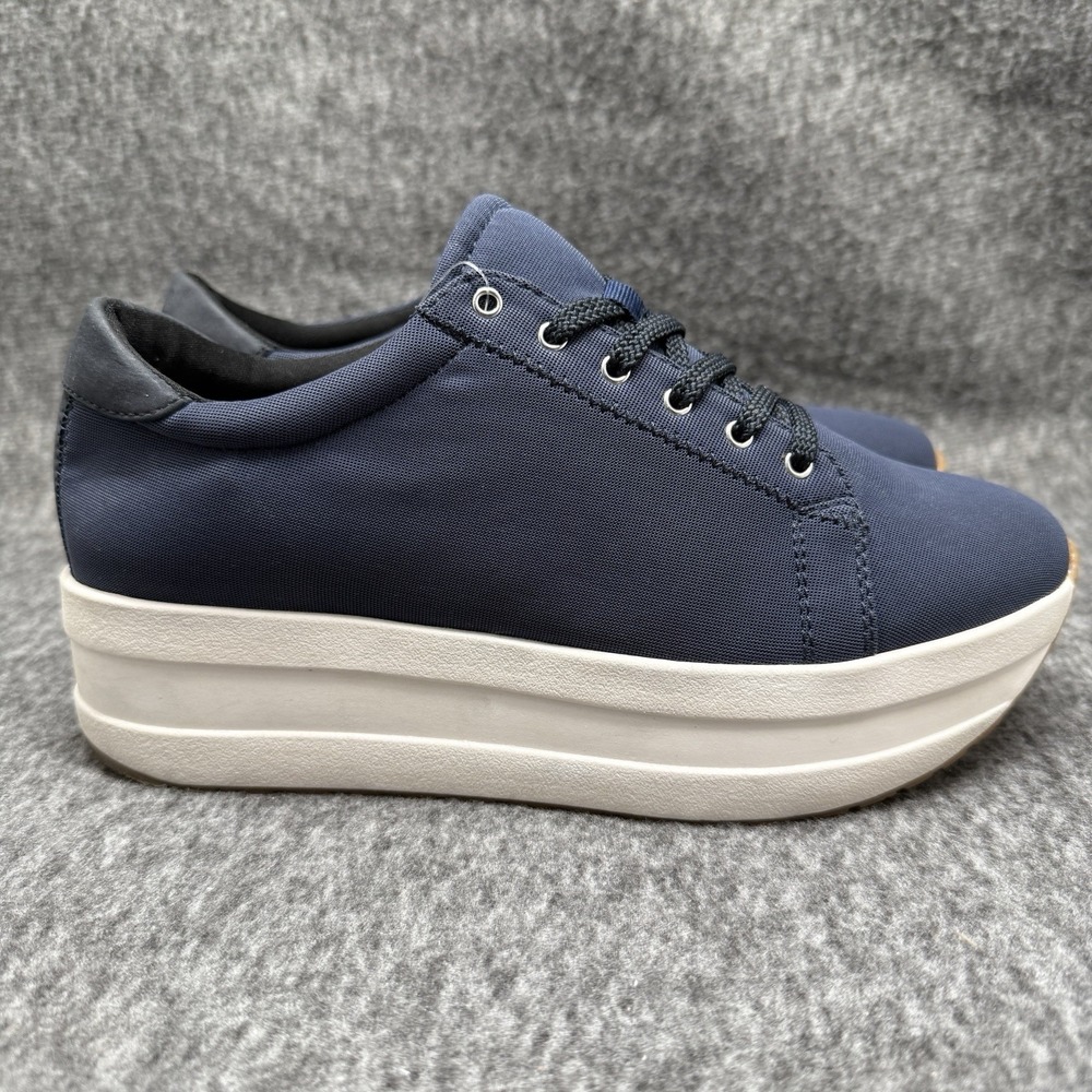 Vagabond Shoemakers Casey Platform Sneaker Black Canvas Lace-Up Women's Size 7